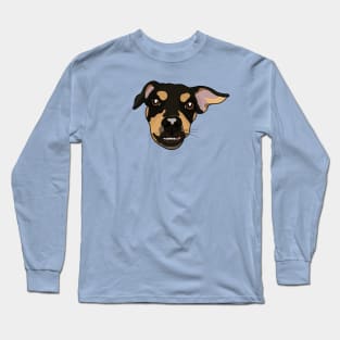 Dobermann Face Long Sleeve T-Shirt